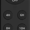 Mr. Wattson Remote Control, Oval, Black