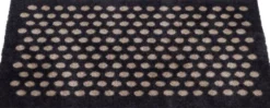 Måtte 40x60 cm, dot sort/sand