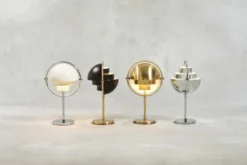 Multi-Lite Portable Lamp, EU (Base: Chrome, Shade: White Semi Matt)