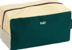 Multi Wash Bag-Medium-Dark green multi