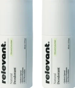 Natural Deodorant Citrus & Cucumber Duo Pack