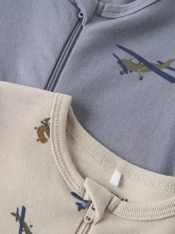 NBMNIGHTSUIT 2P ZIP FF AIRPLANE NOO