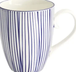 Nippon Blue Mug 8.5x10. 2cm 380ml Lines