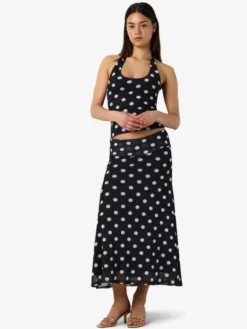 NMDOTTIE ANKLE MESH FOLD DOWN SKIRT