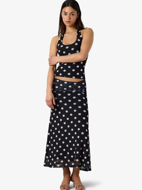 NMDOTTIE ANKLE MESH FOLD DOWN SKIRT