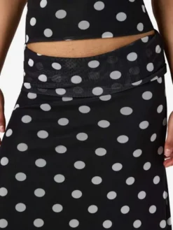 NMDOTTIE ANKLE MESH FOLD DOWN SKIRT