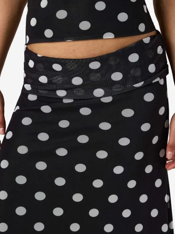 NMDOTTIE ANKLE MESH FOLD DOWN SKIRT