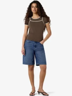 NMKERRY S/S DOUBLE LAYER TOP /TNT14