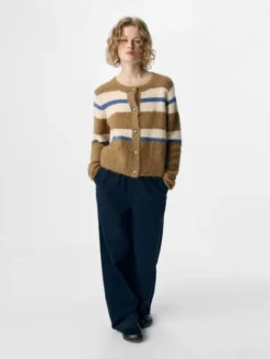 OBJGALIA L/S RE KNIT CARDIGAN NOOS