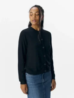 OBJTHESS L/S SHORT CARDIGAN NOOS