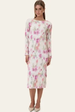 OdaIC Dress - Pink Flower Blush Pri