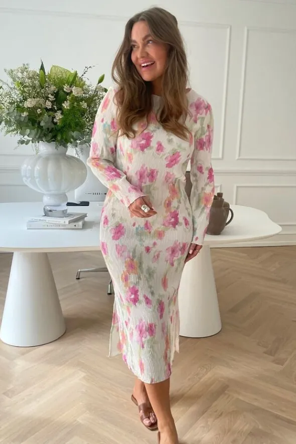 OdaIC Dress - Pink Flower Blush Pri