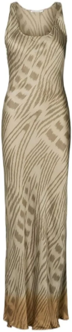 Ombre ikat bias dress - Lavan