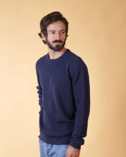 O-NECK ORGANIC COTTON MEN'S KNIT