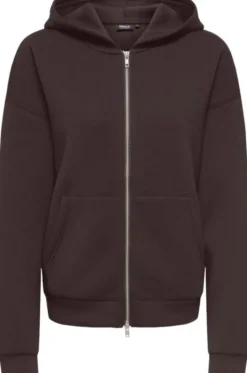 ONLNAOMI L/S TWO-WAY ZIP HOODIE CS