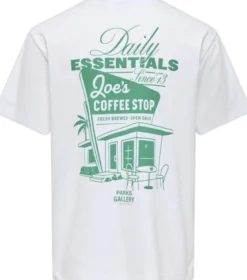 ONSFRED LIFE RLX SS PRINT TEE NOOS