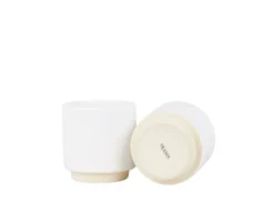 Otto Ceramic Cup Set of Two | White