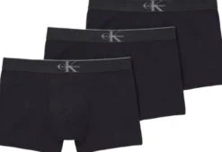 3-Pack Monogram Logo Waistband Trunks