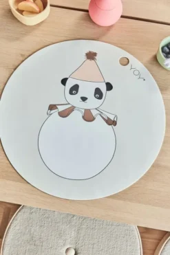 Panda Pompom Dækkeserviet