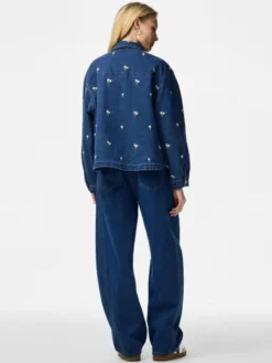 PCFLORA LS DENIM EMB SHIRT NOOS