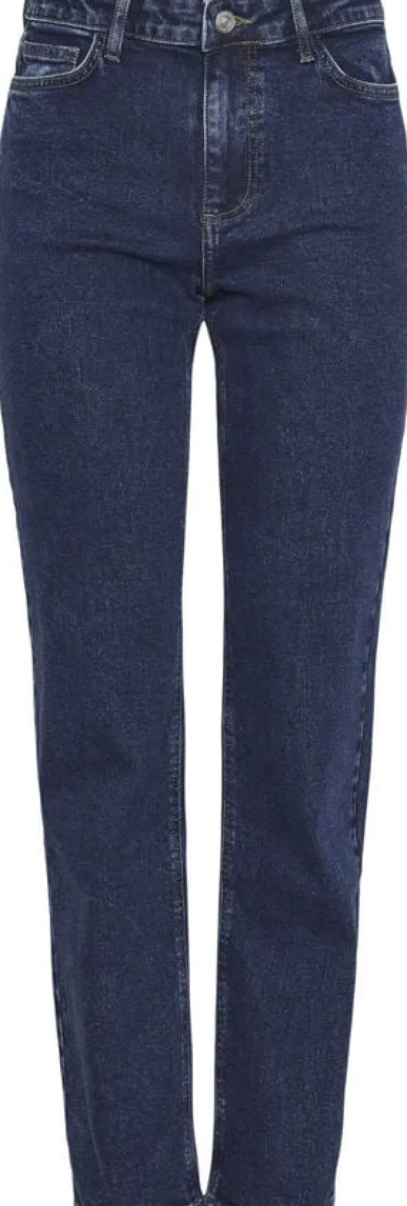 PCKELLY MW STRAIGHT JEANS DB502 NOO