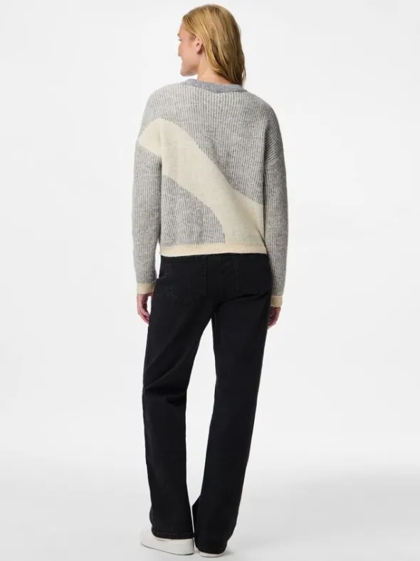 PCLINNA O-NECK LOOSE KNIT PWP BC