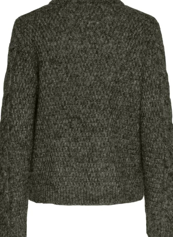 PCNINA LS O-NECK KNIT NOOS BC