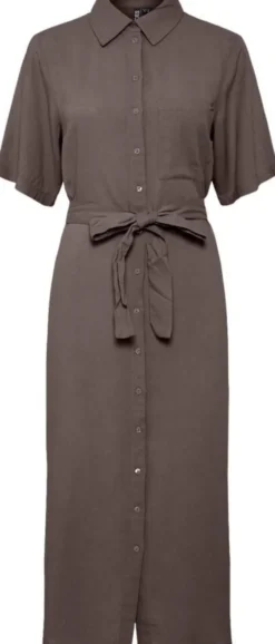 PCPIA 2/4 MIDI SHIRT DRESS WVN NOOS