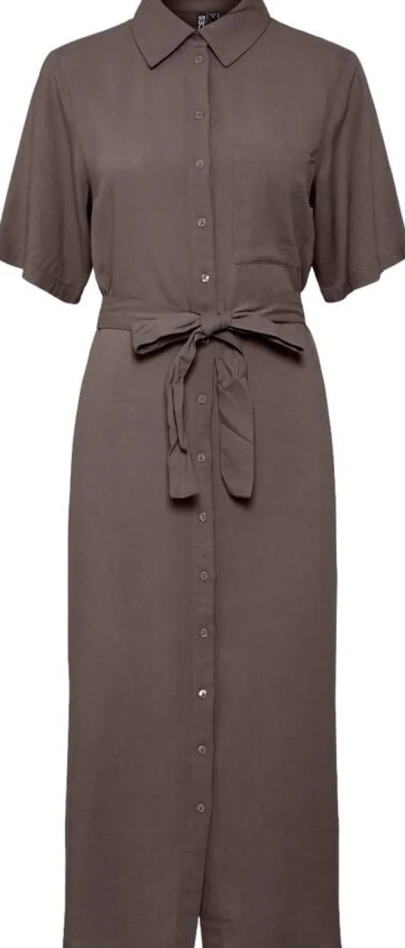 PCPIA 2/4 MIDI SHIRT DRESS WVN NOOS