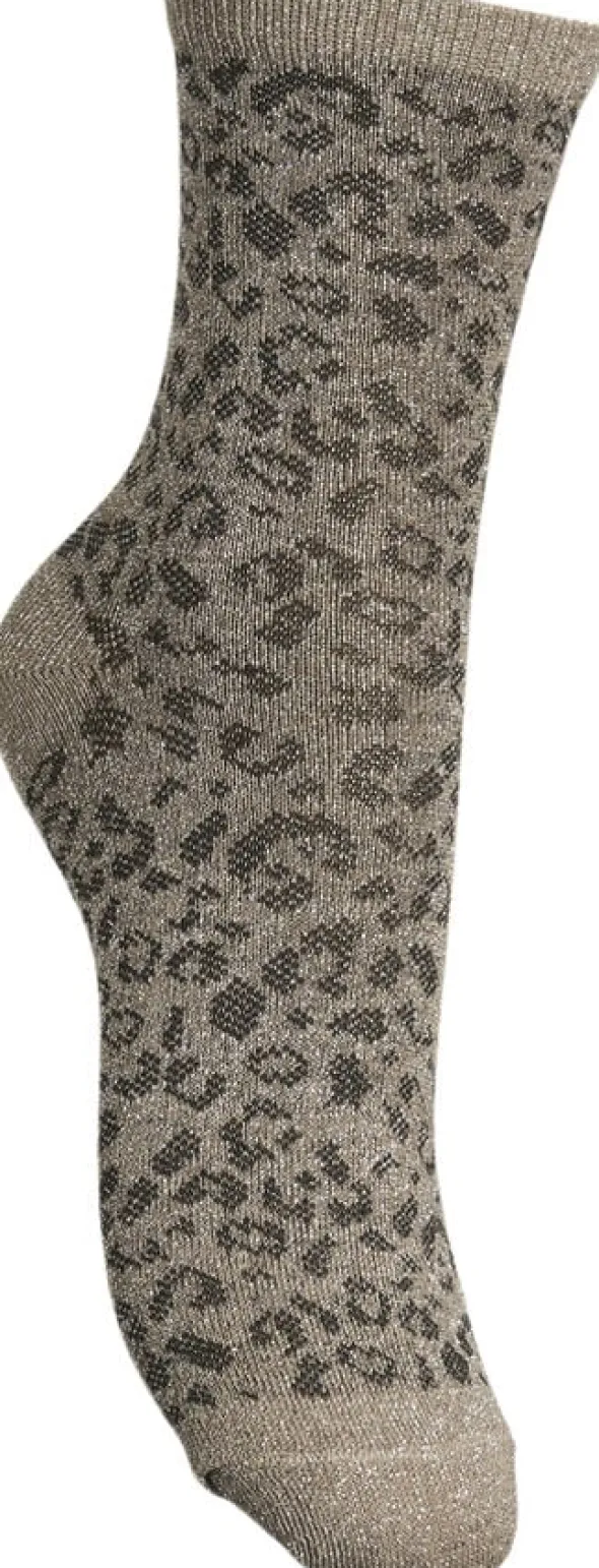 PCSEBBY GLITTER LONG AOP SOCKS NOOS