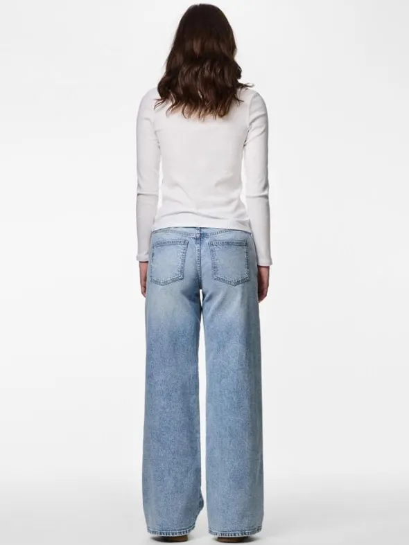 PCSELMA LW WIDE JEANS LB NOOS BC