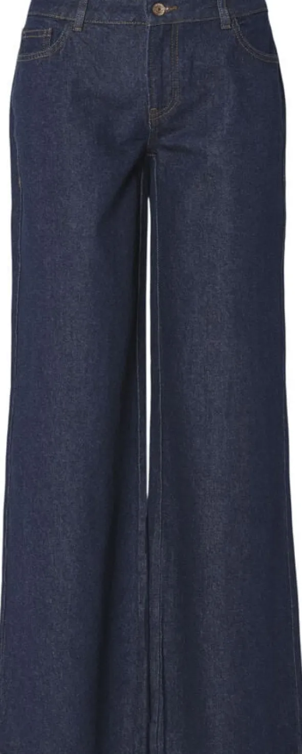 PCSELMA LW WIDE JEANS RINSE NOOS BC