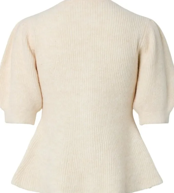 PCSILLY SS PUFF KNIT CARDIGAN NOOS