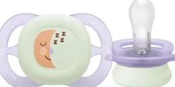 Philips Avent Soother ultra start Nighttime - Pakke med 2 -