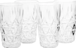 Picnic Juni tumbler, 4-pcs (6) Clear