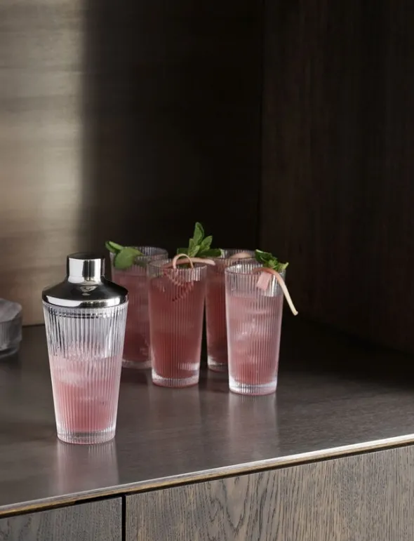 Pilastro cocktail shaker clear
