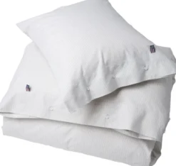 Pin Point Beige/White Duvet