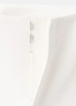 Plain short tab-top curtains