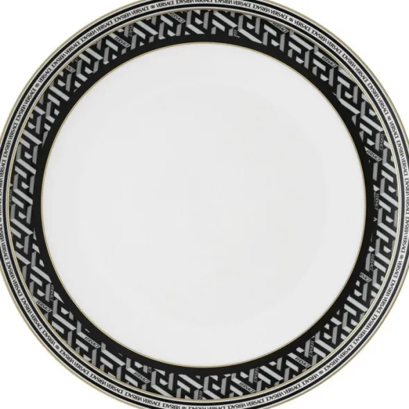 Plate 28cm, Signature Black, La Greca
