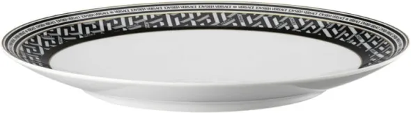 Plate 28cm, Signature Black, La Greca