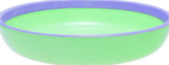 Play skål/tallerken 22cm mint-lilla