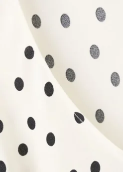 Polka dot midi dress