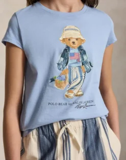 Polo Bear Cotton Jersey Tee