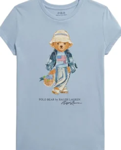 Polo Bear Cotton Jersey Tee