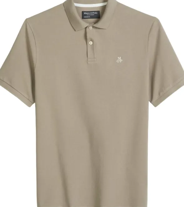 Polo shirt, short sleeve, button pl