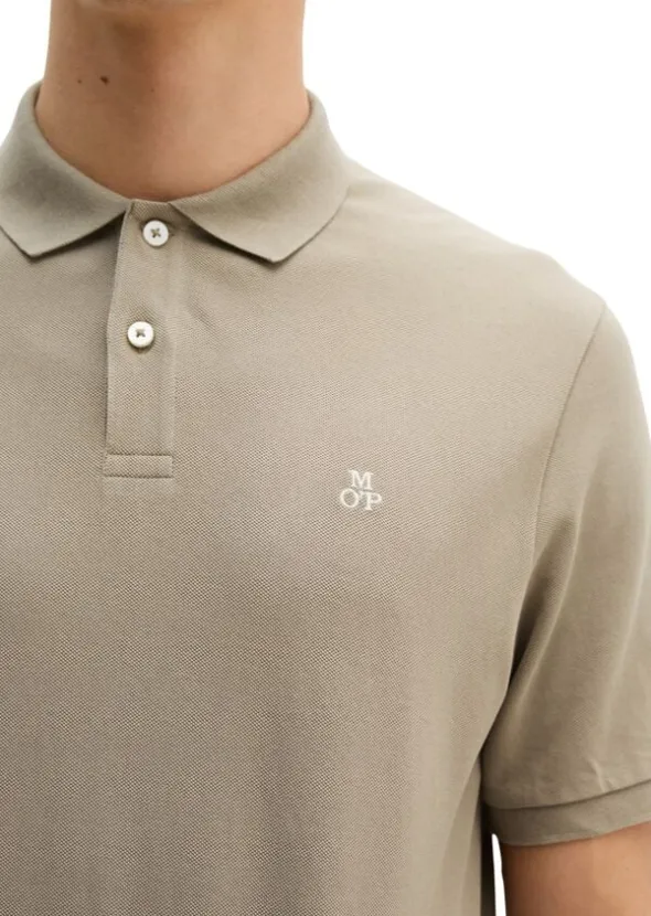 Polo shirt, short sleeve, button pl