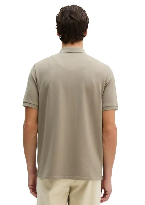Polo shirt, short sleeve, button pl