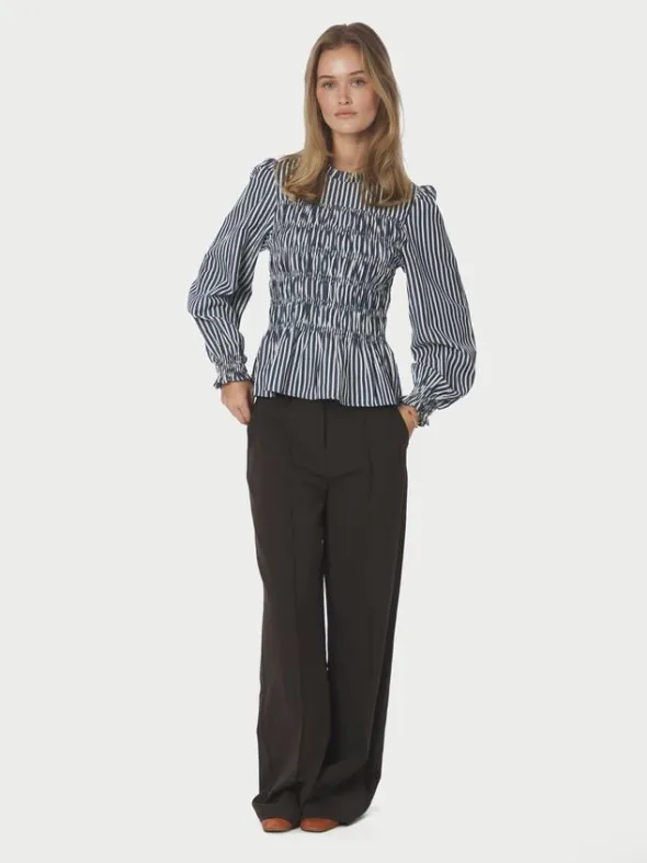 Possa Big Stripe Blouse