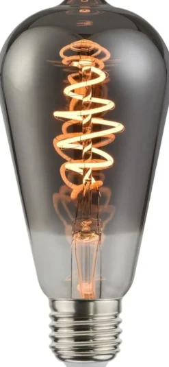 PÆRE-DEKO E27 ST64 SPIRAL EDISON DÆMP RØGF.