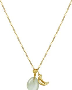 Prehnite Earth Pendant